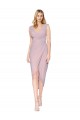 Primel Meerjungfrau V-Ausschnitt Cocktail Chiffon Kurze Formale Brautjungfernkleider / Abendkleider / Abiballkleider Ausverkauf