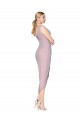Primel Meerjungfrau V-Ausschnitt Cocktail Chiffon Kurze Formale Brautjungfernkleider / Abendkleider / Abiballkleider Ausverkauf