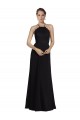 Schwarz A-Linien Neckholder Chiffon Spitze Lange Brautjungfernkleider Ausverkauf