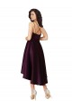 Traube A-Linien Scoop Neck Satin Kurze Brautjungfernkleider / Abiballkleider Ausverkauf